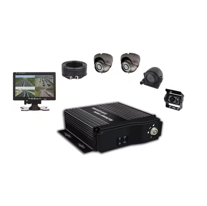 4CH BUS Truck MDVR Recorder BUS Fleet Management System ADAS DSM Optional SD Card MDVR 4G GPS