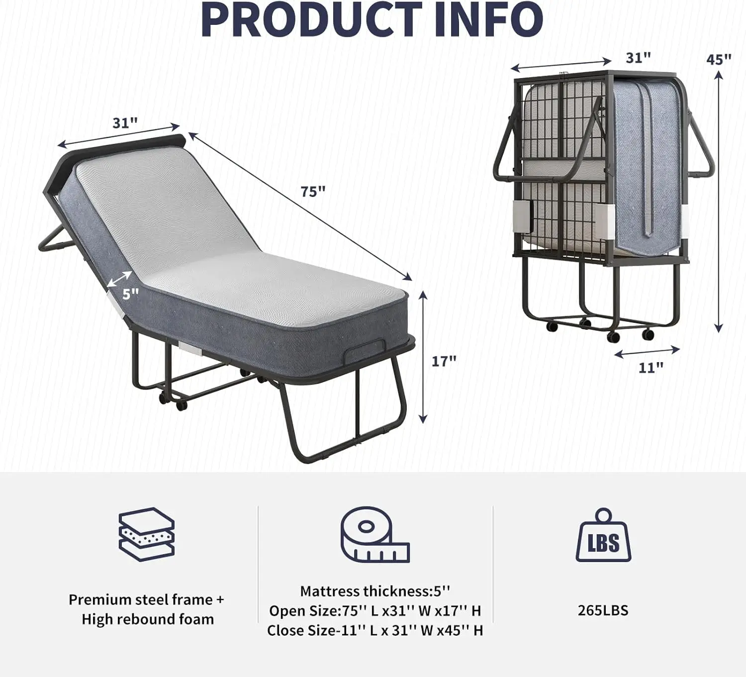 Folding Bed,75