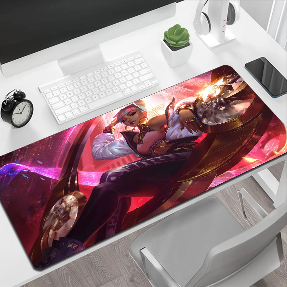 Большой коврик для мыши League of Legends qiyan, игровой коврик для мыши для ПК, игровой компьютерный коврик для мыши, большой коврик для мыши XXL, коврик для клавиатуры, Настольный коврик