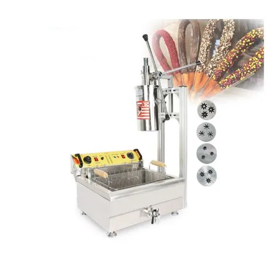 

Churros Making Filling Maker Filler Equipment Machine With Electric Gas Fryer Nozzles For Churros