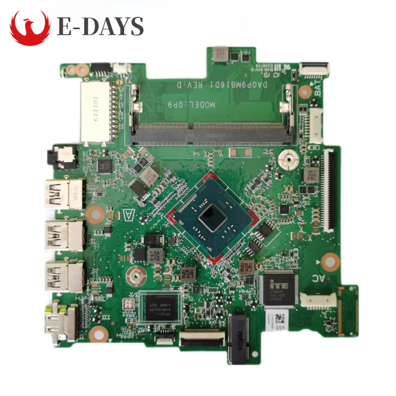 

For HP 14-CB Motherboard DA0P9MB16D1 REV:D Mainboard with X5-E8000 32G 100% Tested Ok