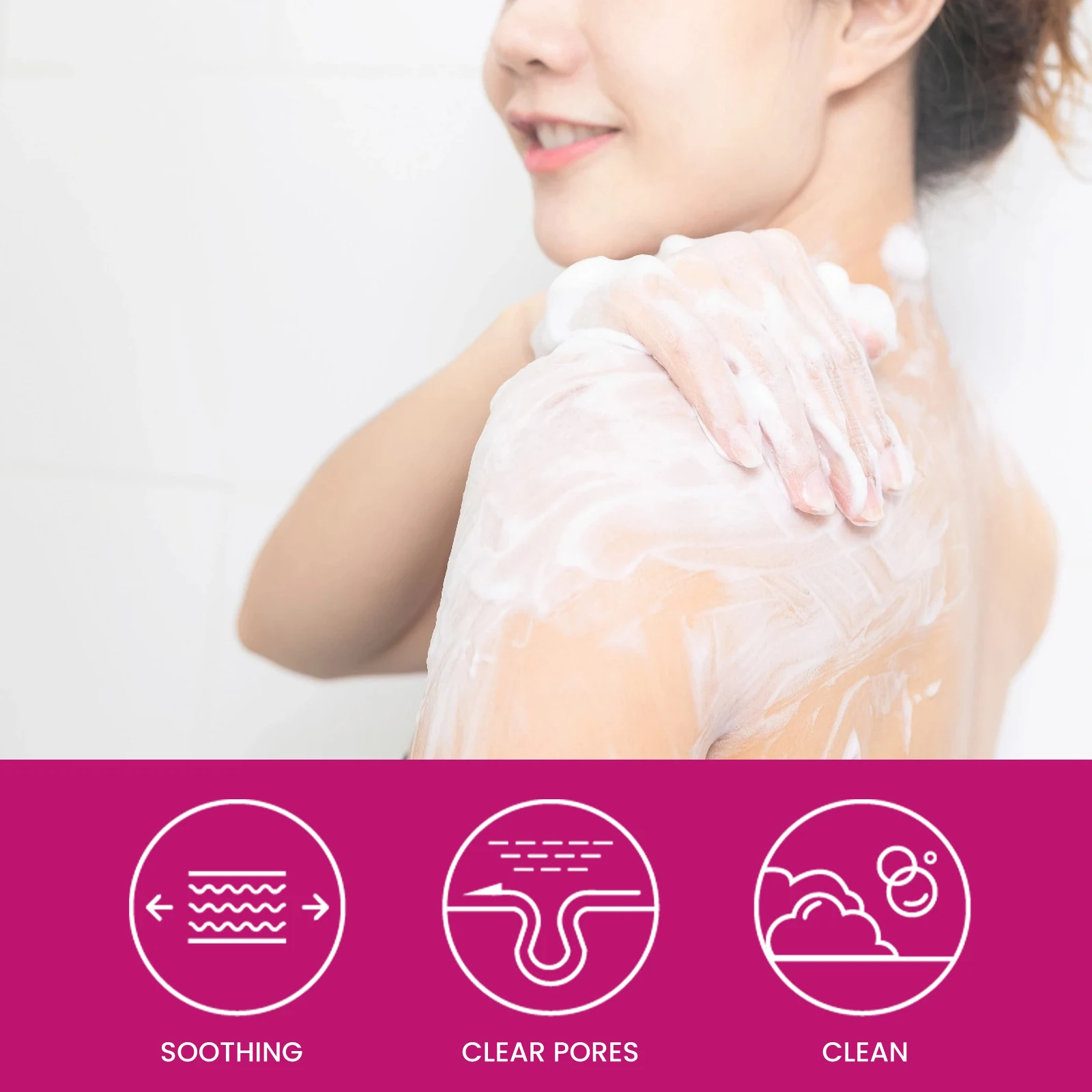 OUHOE 뷰티 비누 겨드랑이 팔꿈치 관절 브라이트닝 스킨 브라이트닝 바디 클렌징 모이스춰 라이징 목욕 비누 3pcs