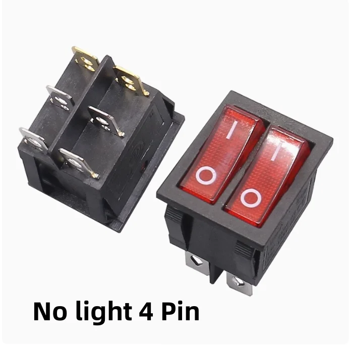 1PCS KCD8 6PIN 16A 250V 20A 125V Double Light Switch Rocker Switch Waterproof ON-OFF KCD6 Boat Power Switch