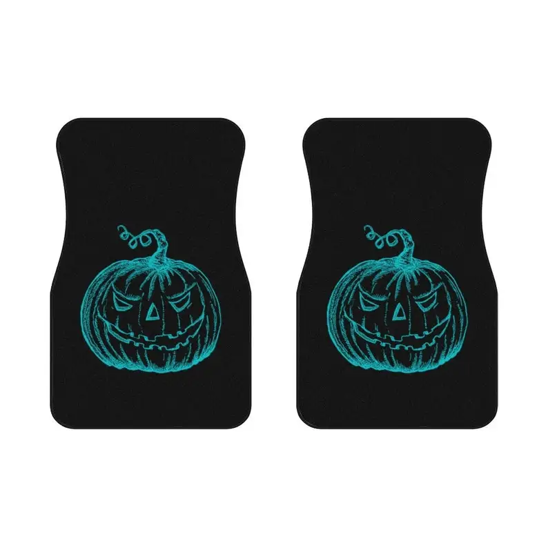 Jackolantern Car Mats Pastel Goth Pastel Halloween Cute Car Accessories Horror Kawaii Goth Pumpkin Car Floor Mats Interior Car D