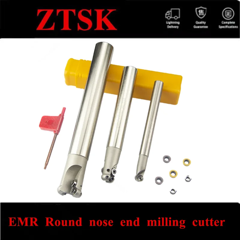 EMR C10 C12 C15 C16 C19 C20 RP карбидные вставки Зажимная Концевая фреза Arbor обработка резки фреза с круглым носом