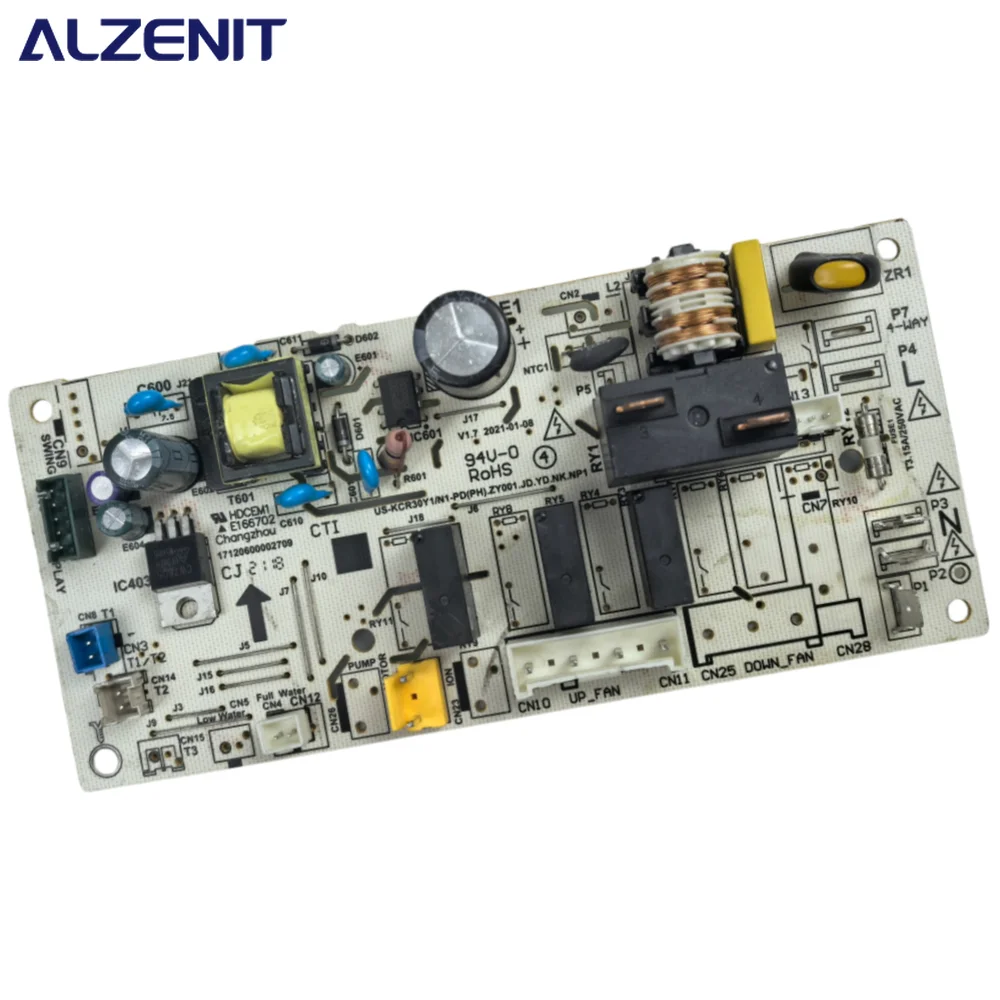 

Плата управления (PCB) для кондиционеров Midea, модель 17120600002709, US-KCRR30Y1/N1-PD(PH).ZY001.JD.YD.NK.NP1. Запчасти для кондиционирования.