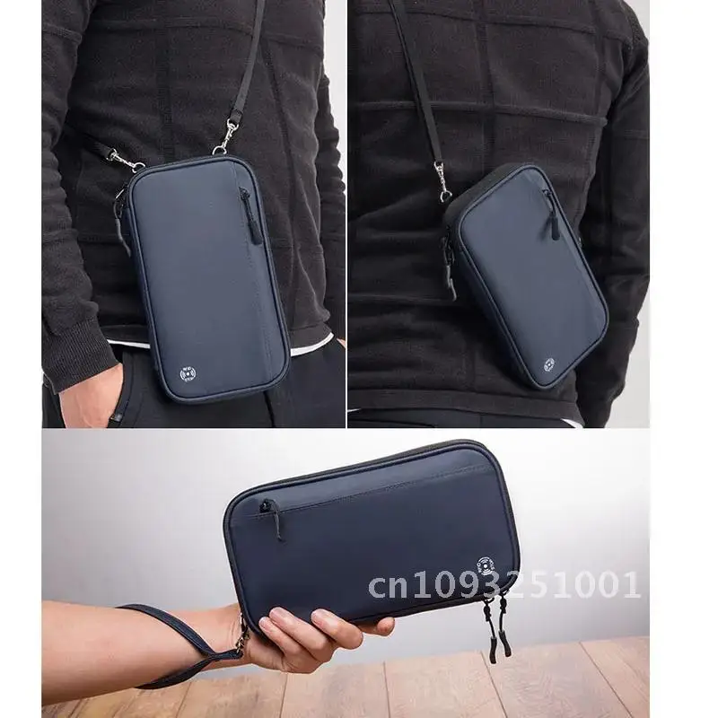 

Anti-Theft Travel Passport Wallet Neck Bag Waterproof Men RFID Phone Card Mini Pouch Handbag Crossbody Women Blocking Nylon Bag