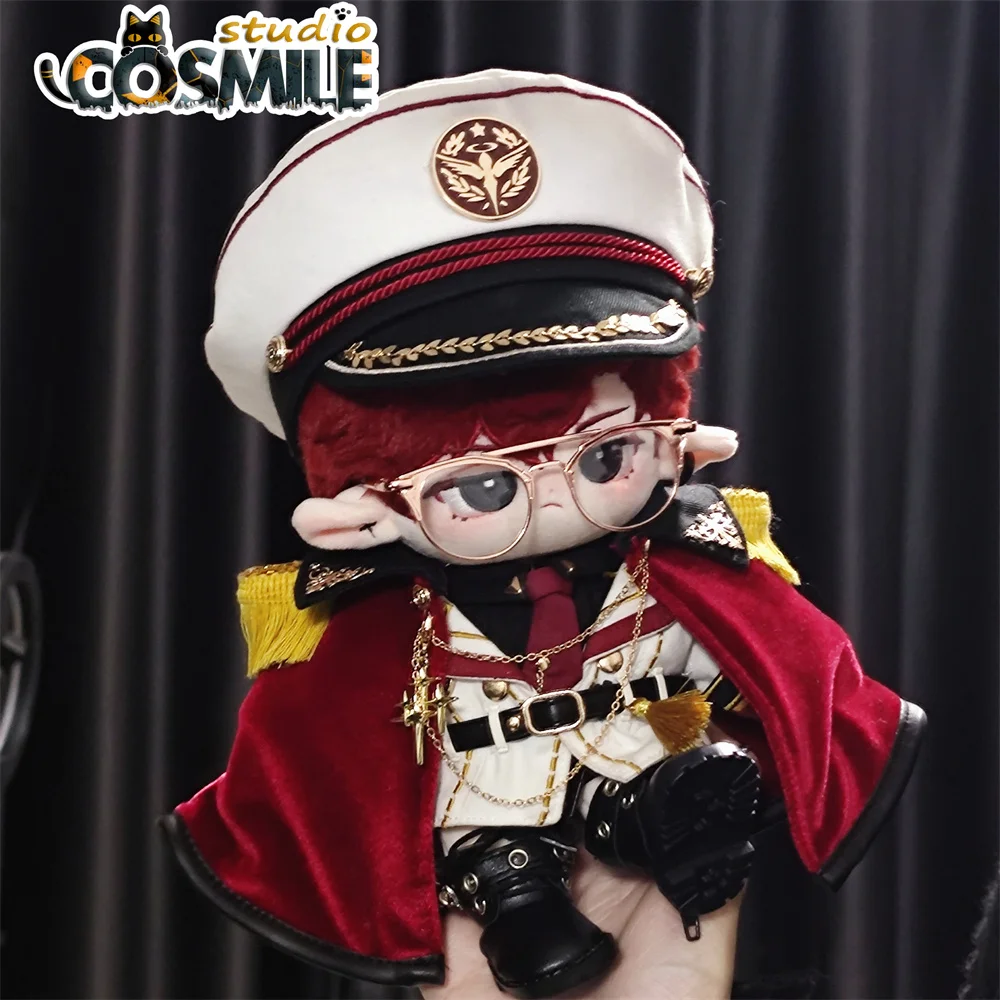 European Royal General Classical Elegant Prince Knight Chief Long Cloak for 20cm 30cmPlush Doll Clothes Clothing Costume DJ  Dec