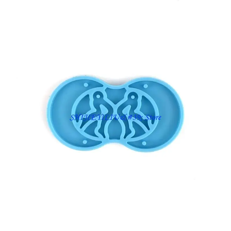 

E21F Silicone Earring Molds Pendant Epoxy Resin Mould Epoxy Resin Molds DIY Jewelry Making Moulds for Jewelry Decorations