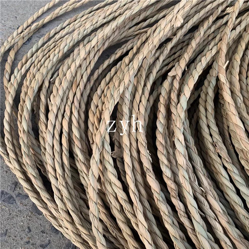 

3mm to 4mm 500g 65meters Water grass rope seaweed double strand combined natural plant handmade DIY hand-woven rope