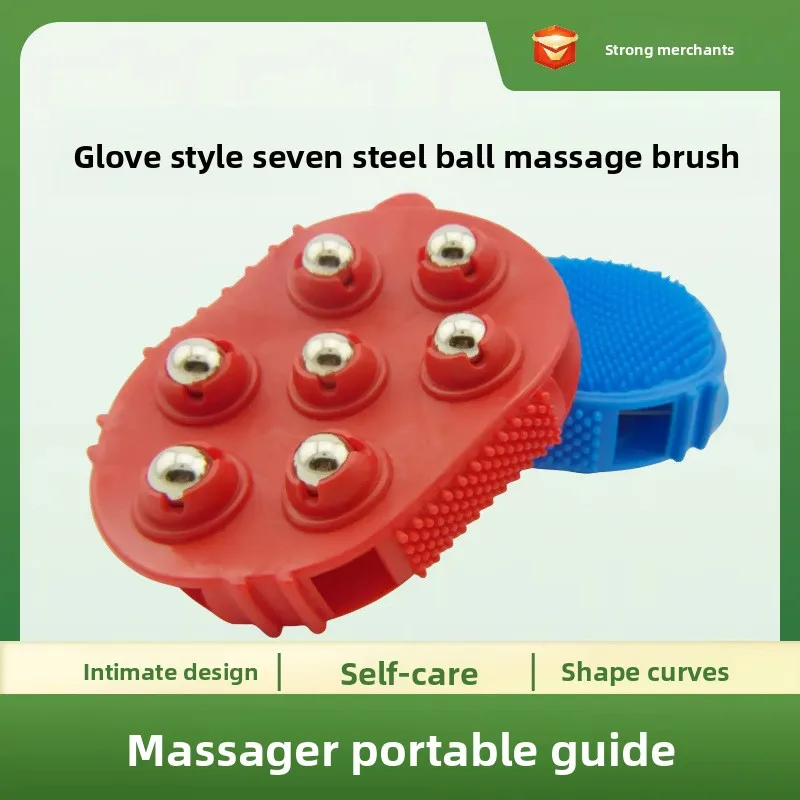 

Acupressure Massage Tool 5699 Four Sided Steel Ball Brush