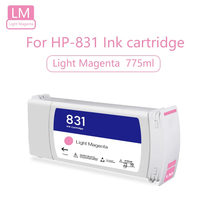 HP 831 inktcartridge vol met latexinkt met chip voor HP 110 115 310 315 330 335 360 365 370 560 570 L360 L365 L330 775ML