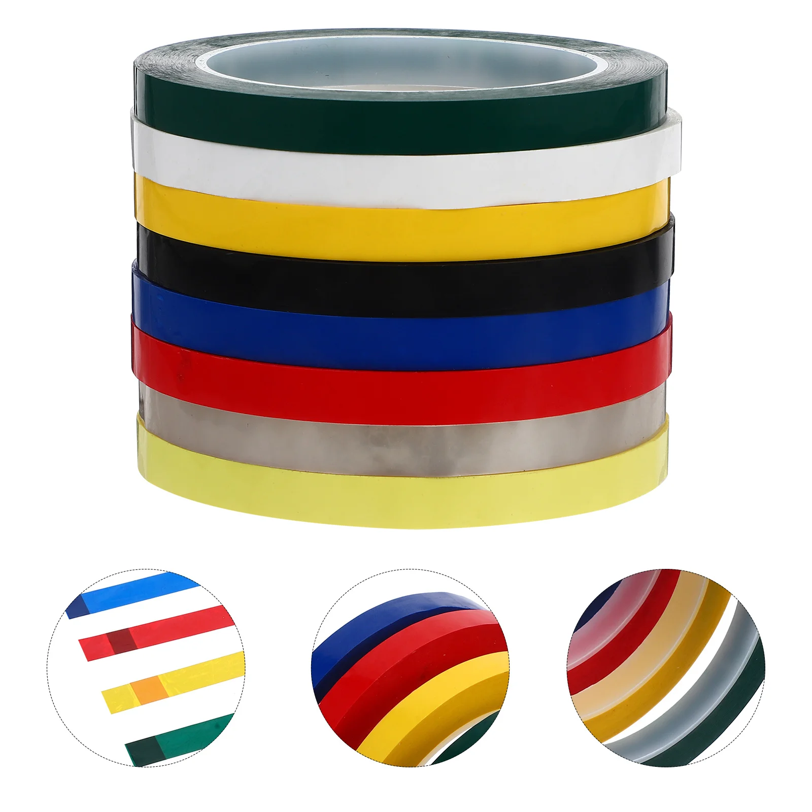 

8 Rolls Masking Tape Bulk Professional Painting for Painters Label PET Labeling Tapes