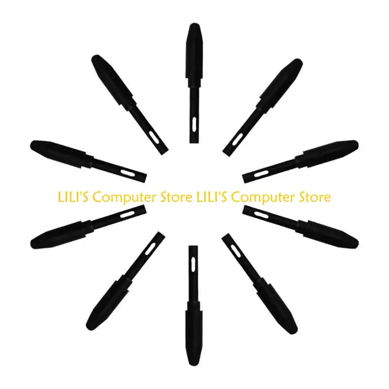A52B 10pcs استبدال الأسلوب Nibs لـ PW100 PW201 PEN H610 PROV2 H640P H950P H1060P HS610 H1161 H320M HS64 أقراص #5