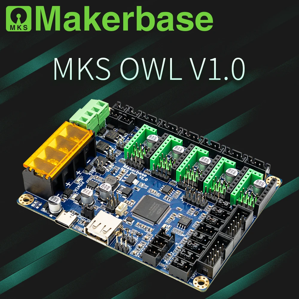 Makerbase MKS OWL Board 32Bit 150Mhz LPC5528 Control Board 3D Printer parts TS35 USB U DISK print.