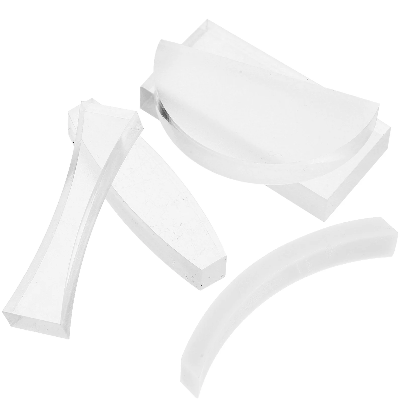 

5 Pcs Optical Experiment Kit Supplies Middle School Lens Convex Concave Magnifying Piece Set