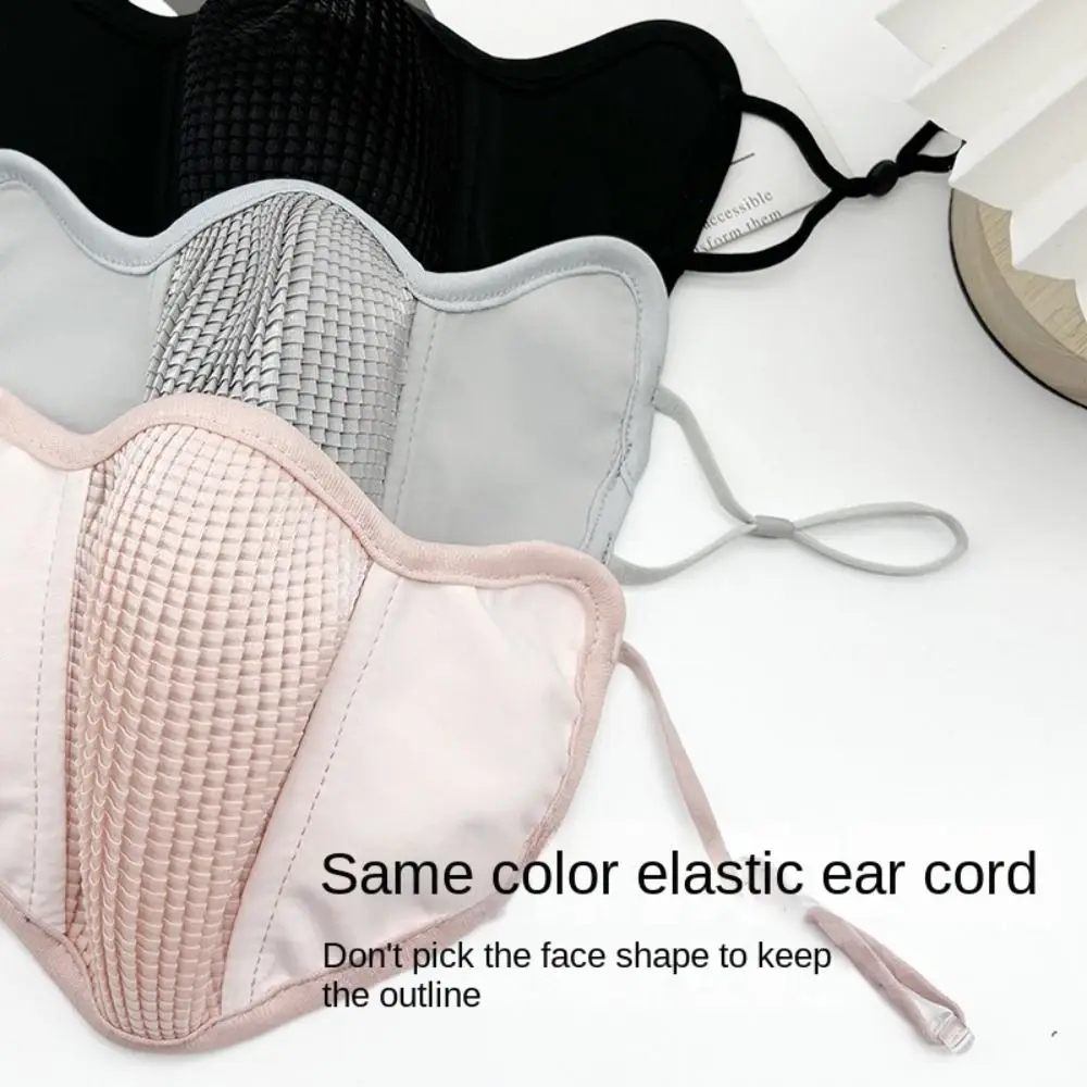 قابل للتعديل UPF200 + قناع الحرير الجليدي الأشعة فوق البنفسجية حماية العين غطاء الوجه الصيف واقية من الشمس الحجاب الوجه جيني قناع المشي لمسافات طويلة