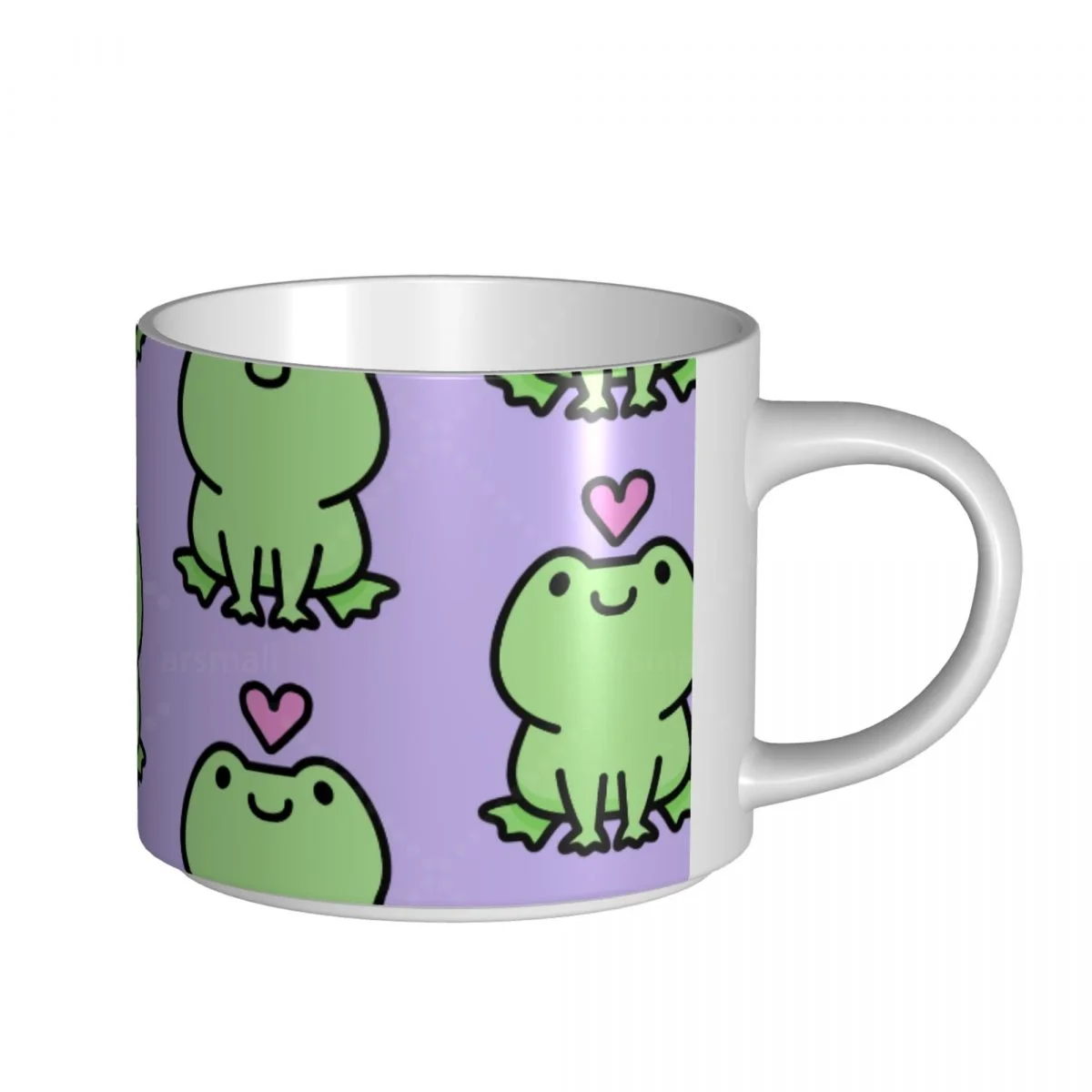 

Cute Frog Large-capacity ceramic mugs durable handmade coffee cups with handle