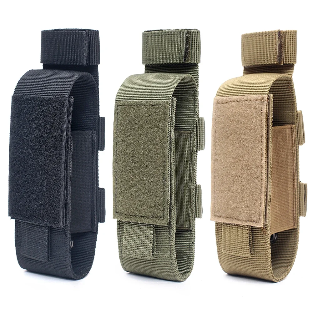 MOLLE Nylon Tourniquet Pouch - Trauma Shears Holder - EDC Belt Flashlight Holster - Medical Scissor Storage Bag