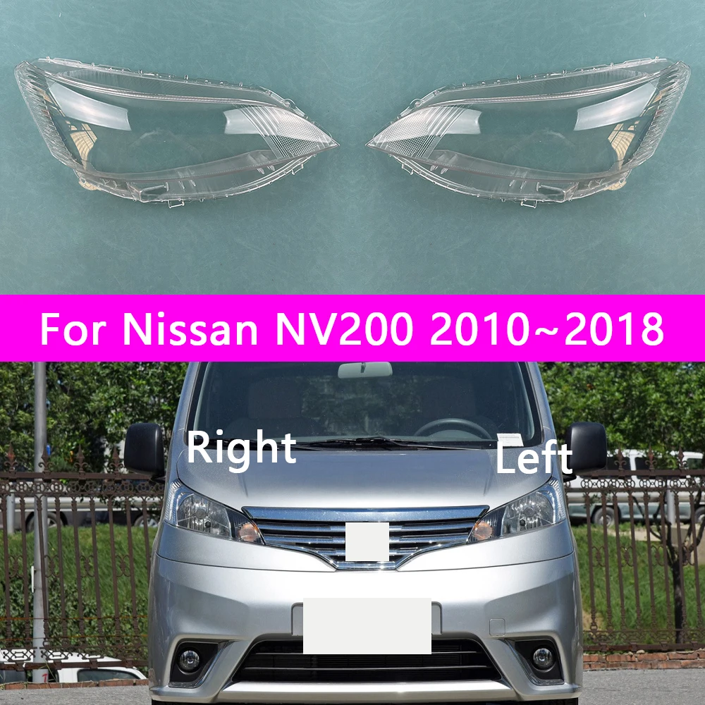 

For Nissan NV200 2010~2018 Headlamp Transparent Cover Lamp Shade Headlight Shell Lens Plexiglass Replace Original Lampshade