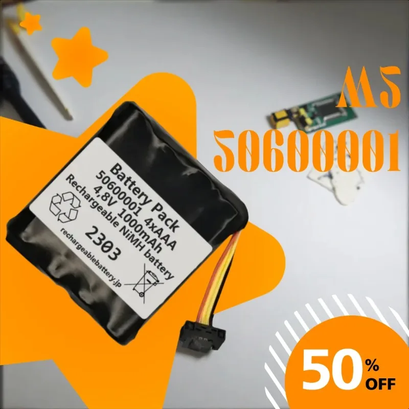 

New High-quality 4.8V 1000mAh Rechargeable NIMH Battery For OPTOMED SMARTSCOPE M5 50600001 Fundus Camera Battery