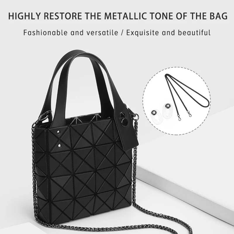 WUTA Metal Bag Chain Transformation Accessories For Issey Miyake Underarm Crossbody Replacement Handbag Strap Anti-wear Buckle