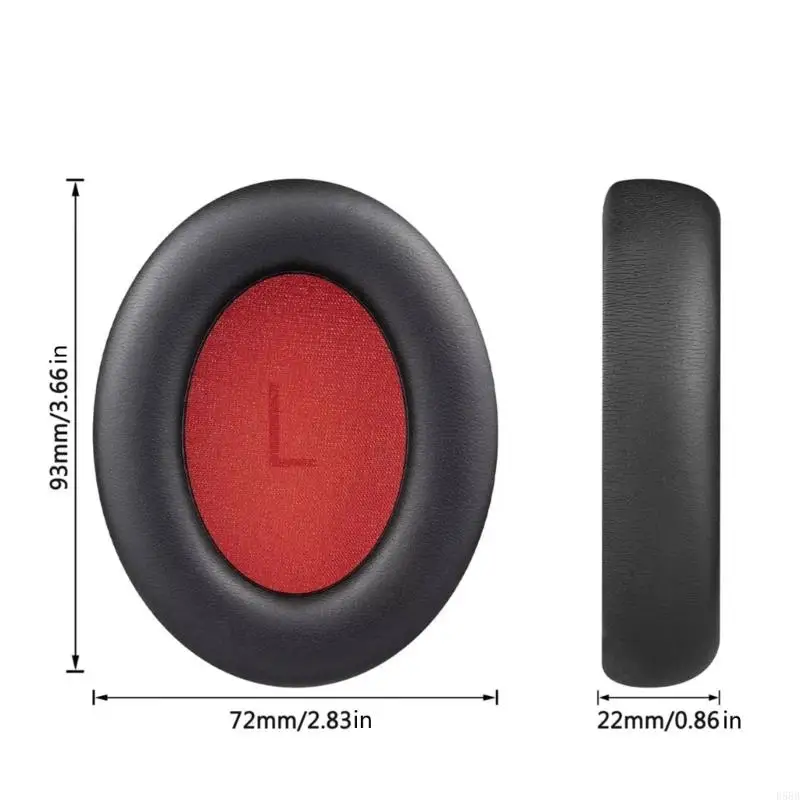 D5BB أذن الأذن وسائد الأذن لـ SONOFLOW HQ51 HC905 HQ30 رئيس سماعات الرأس لجلود البروتين للاعبين/شبك