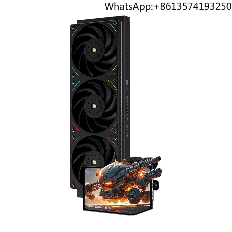 

Thermalright Levita Vision 360 UB ARGB BLACK Quiet Operation Floating Horizon Suspended Curved Screen Water-Cooling