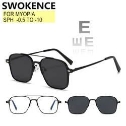 Polarized Sunglasses Magnetic Clip And Myopia Glasses -0.5 to -10 Women Men Nearsighted Or Astigmatism Prescription Custom F593