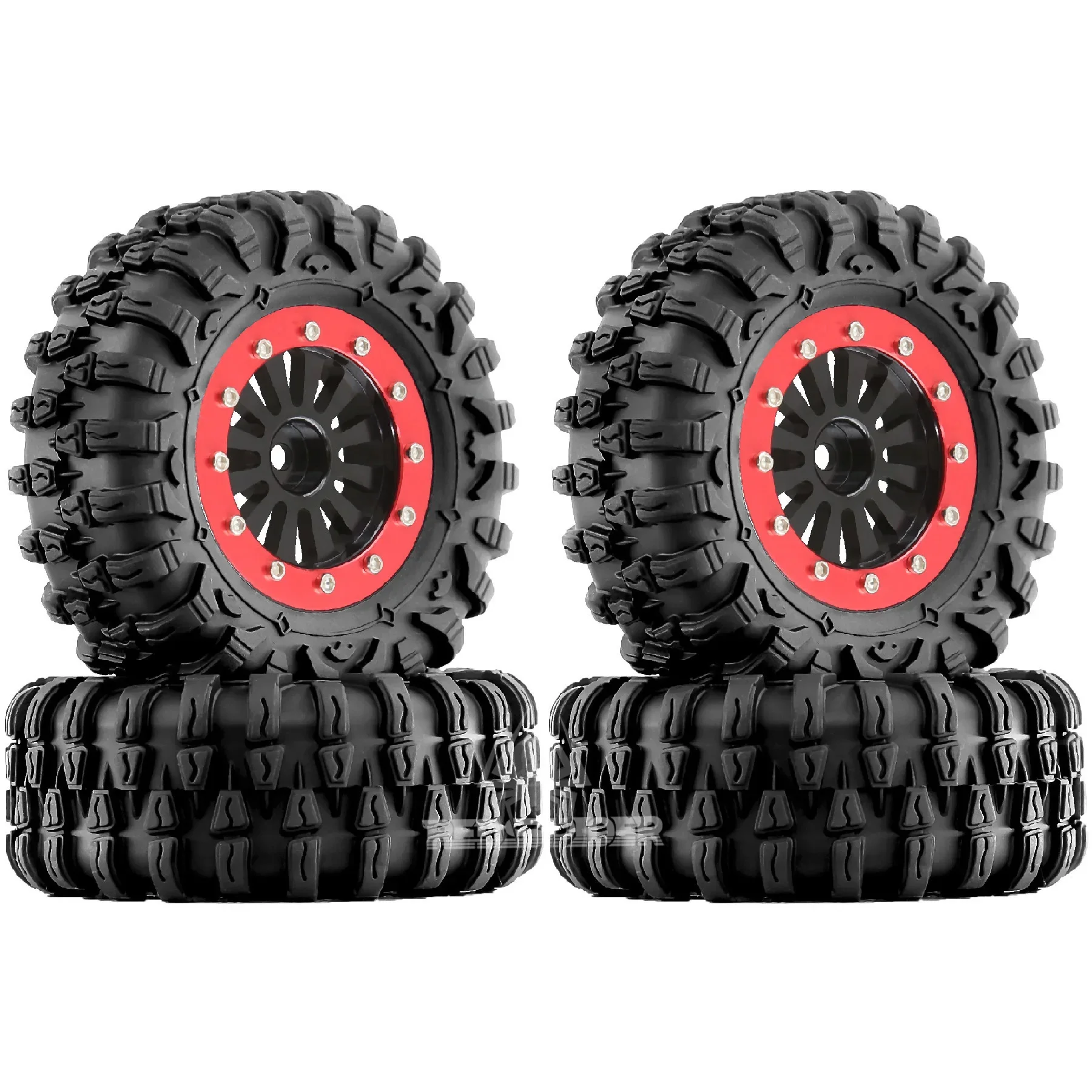 

4PCS 1/24 65mm RC Tires Wheel 7mm Hex Hub for HobbyPlus Jimny Land Rover UDIRC UCX24