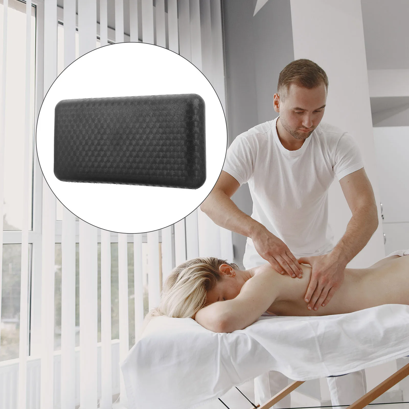 

Прочная косметическая кровать, подголовник, подушка, железный материал из искусственной кожи, простая установка, удобная замена, массажная кровать, подъемное крепление для салона