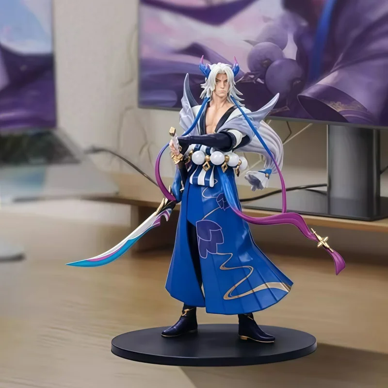 Nouveau Original Lol League Of Legends esprit fleur Yone jeu dramatique Statues 1/8 figurine modèle décorations de bureau
