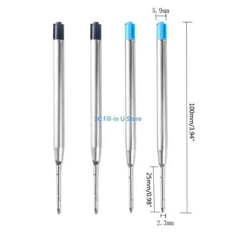 G8TA 10pcs proper pens أعجوبة حبر الحبر عبوات 1 مم نقاط الكرة نقاط pen