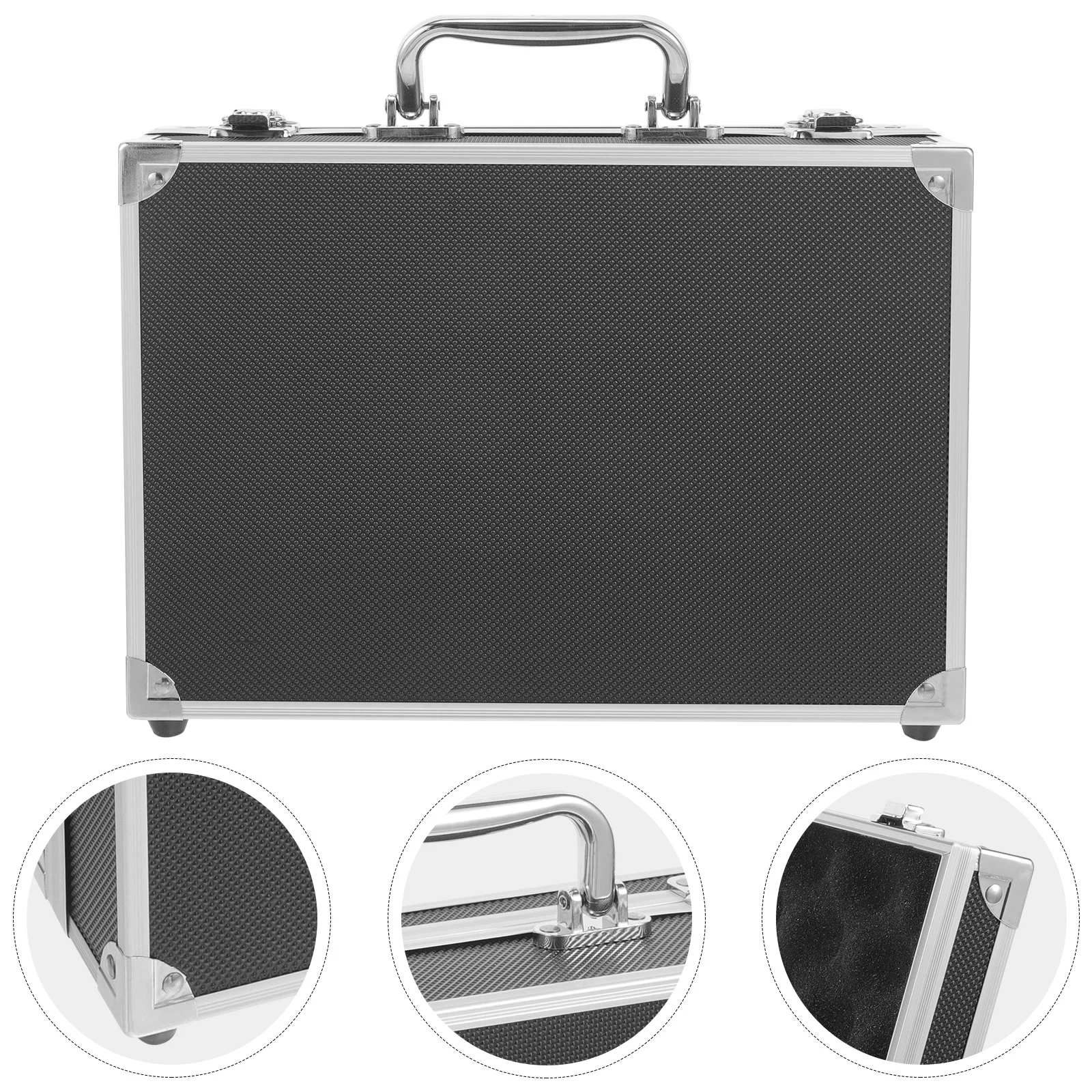 Sound Card Toolbox Briefcases for Men Hard Toolboxes Household Aluminum Alloy Man