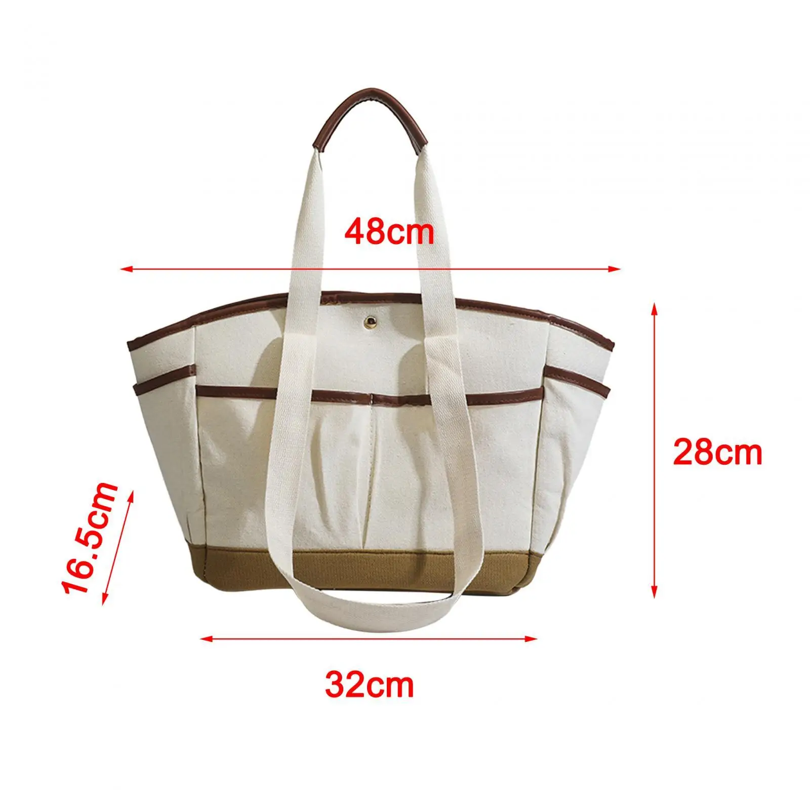 Women Tote Bag Handbag Versatile Girls Stylish Lightweight Pouch Canvas Shoulder Bag for Gift Party Shopping Commuting Dating