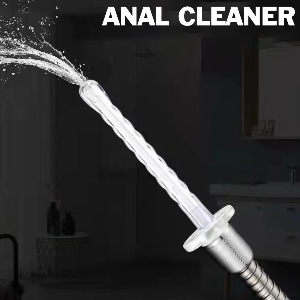 Transparent Wash Nozzle Silicone Hand Shower Toilet Bidet Sprayer Shattaf Shower Handheld Spray Anal Wash