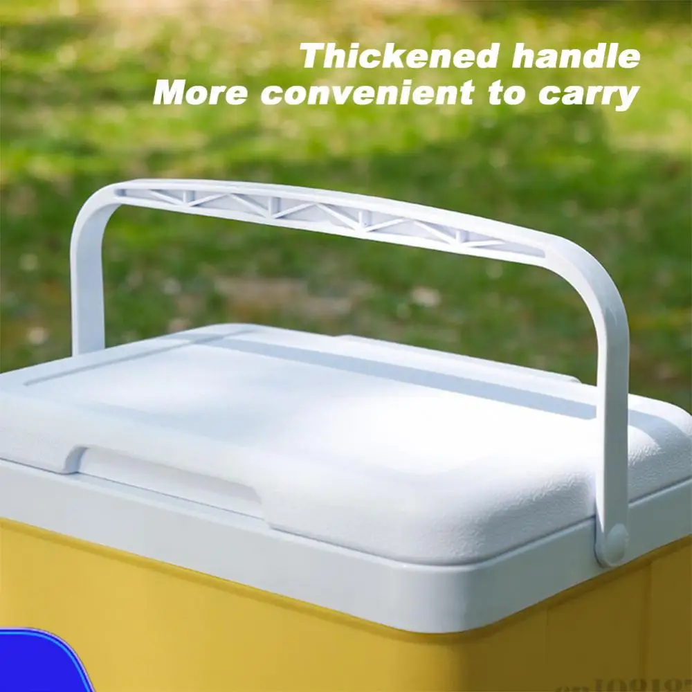 15L Insulated Ice Chest Multipurpose Portable Ice Bucket Outdoor Hard Cooler for Camping Beach Picnic