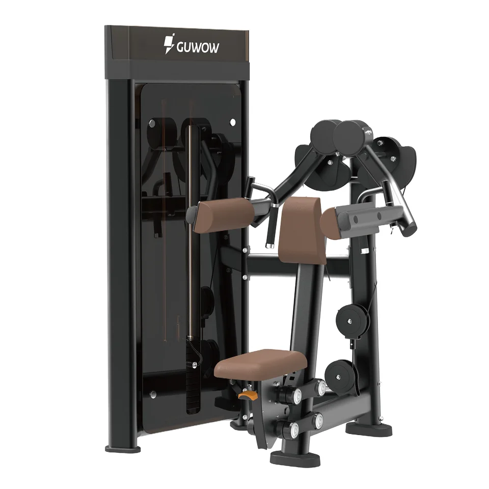 Machine de musculation pour les épaules, exercices assis en levée latérale - Équipement de gym robus