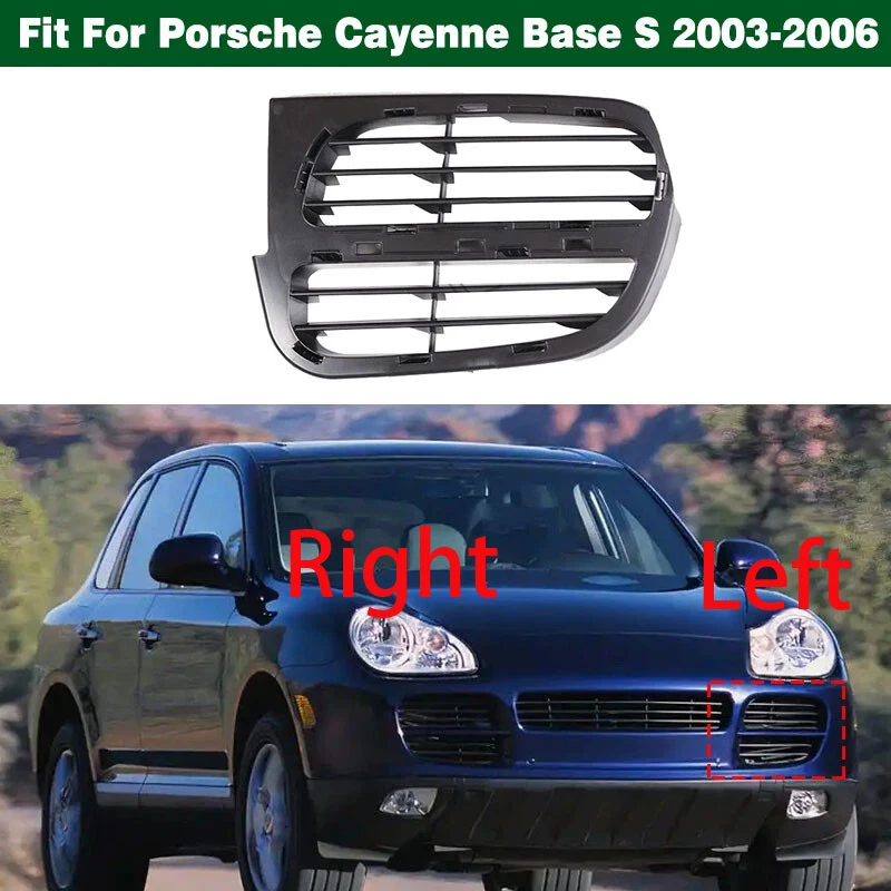 

Правый передний бампер, внешняя рамка, крышка решетки для Porsche Cayenne Base S 2003-2006 95550568100 95550568200