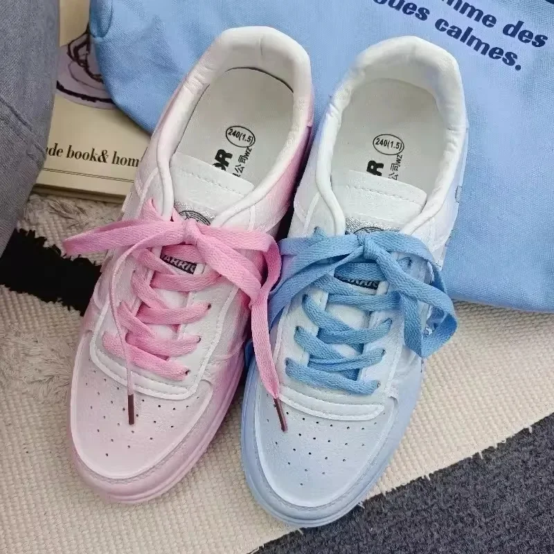 New Disney Stitch Angel Cartoon Sneaker Women Summer Breathable Versatile Couples Board Shoes Y2k Cute Student Leisure Shoes