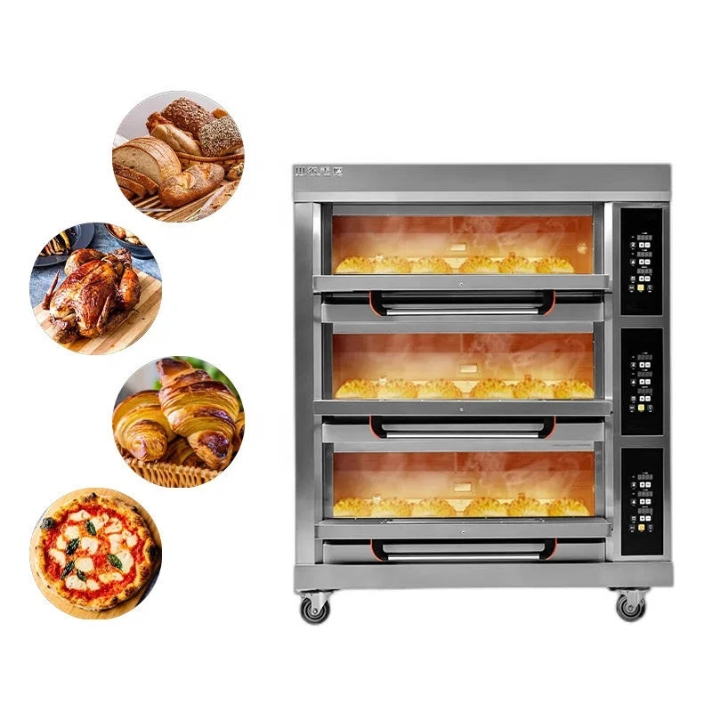 MDK one/two/three deck electric Multi model commercial kitchen oven electric oven