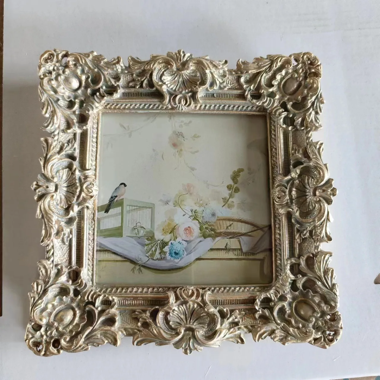 

Mutihome Room Decoration Home Decor Items European Style Picture Frame Home Photo Frame Decoration Simple Retro Picture Frames