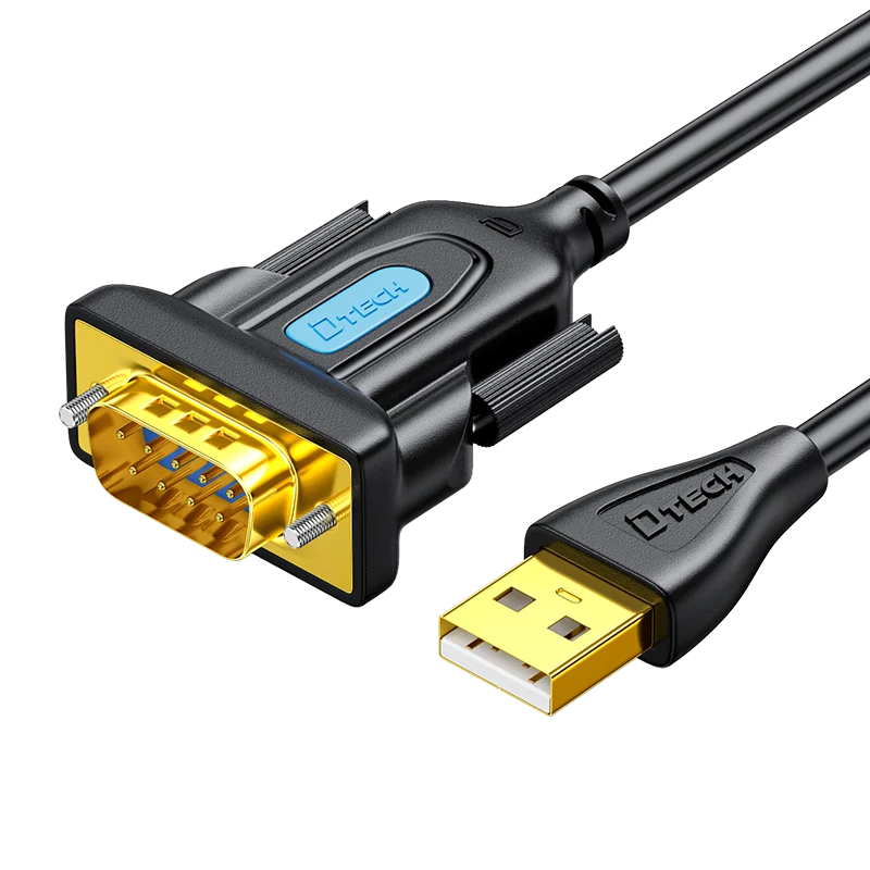 OEMリベットネジ式USB-DB9ピンRS232ケーブル 0.5M～5M 24AWG 8MM DC5V USB-DB9 RS232変換ケーブル PC/ラップトップ用