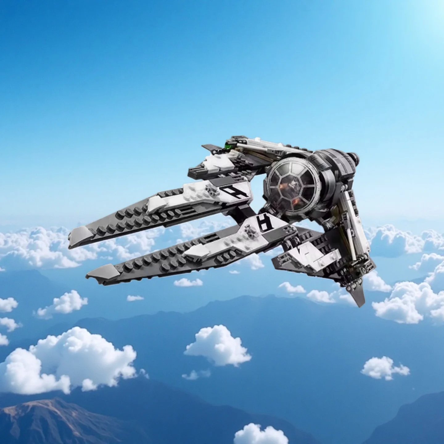 

Новая модель космического корабля-перехватчика, конструктор для домашнего декора, праздничный подарок для взрослых.