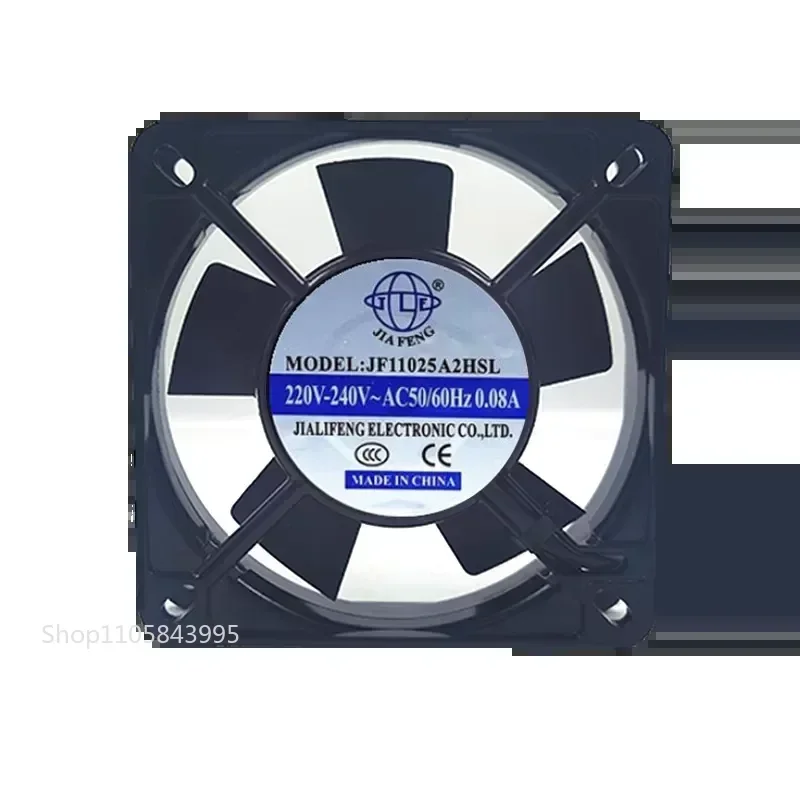 for JF11025A2HSL AC Axial Fan 220-240V 0.08A Industrial Cooling Blower High Speed Quiet Operation for Electrical Cabinet