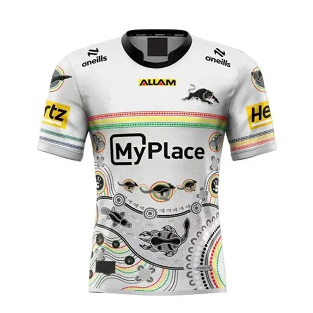 

2024 Penrith Panthers Indigenous Rugby Jersey - Men's Size:S-5XL（Print Custom Name Number）