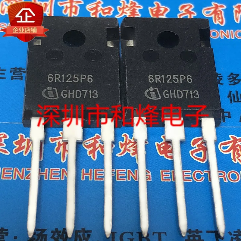 Free shipping  IPW60R125P6 6R125P6  TO-247 650V 30A      10PCS