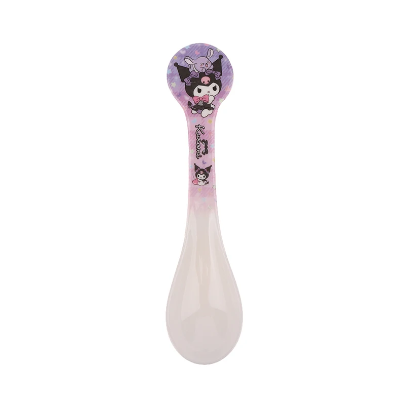 

Spoon Hello Kitty Spoon Kuromi Tableware Baby Learning To Eat Food