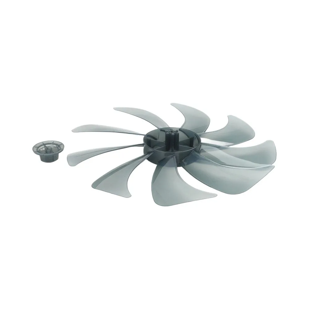 Household Floor Fan Accessories 14 Inch Nine Blade Design with Nut Cover Compatible with Various Models for Enhanced Airflow