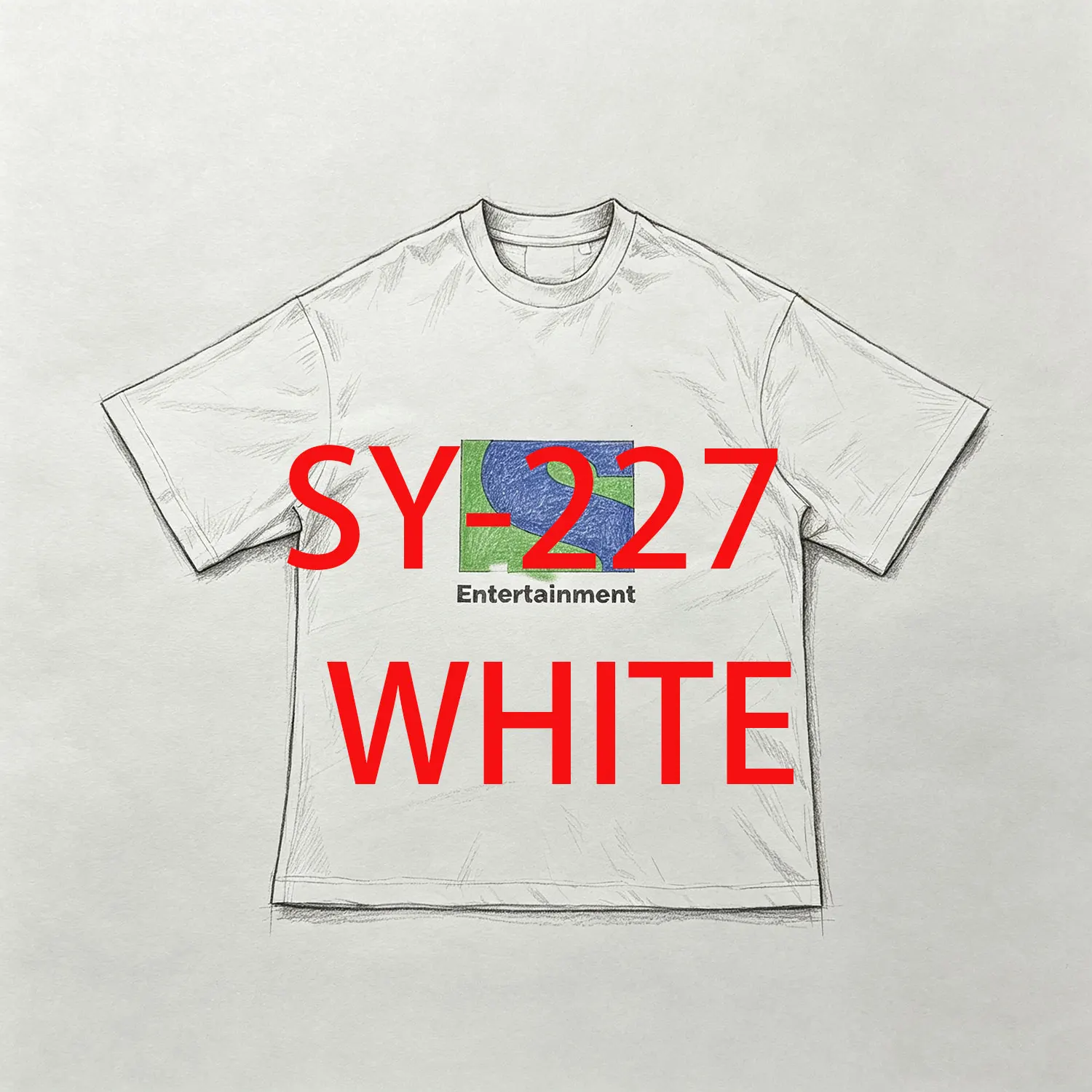 SY-227 Unisex Cotton Short Sleeve Tee Jogger T-shirt Streetwear Summer Tracksuit Top NO GINNICKS TEE